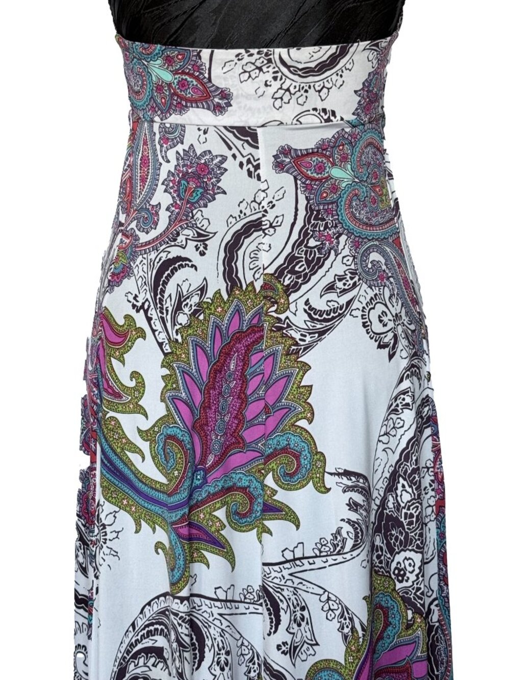 🌈 Veronica M Vibrant Paisley Halter Maxi Dress 🌈 - Picture 8 of 9